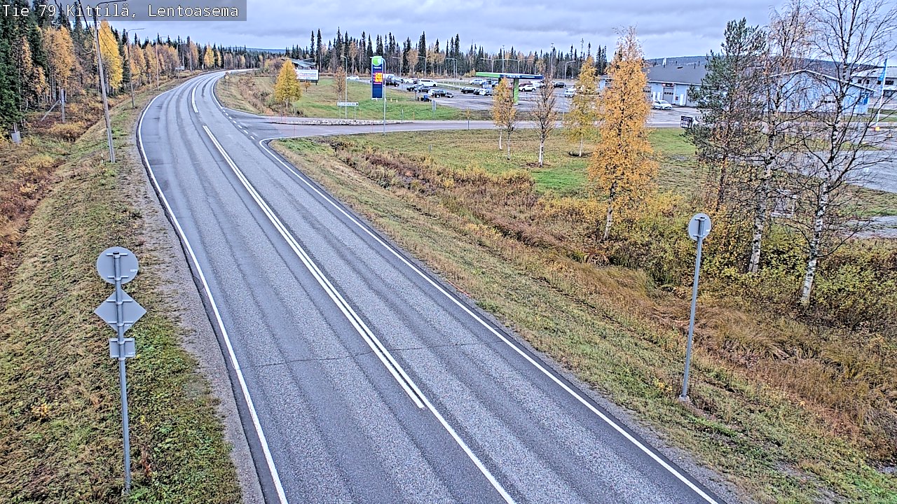 Weather Camera Image Road 79 Kittilä, Lentoasema, Kittilä, Lappi