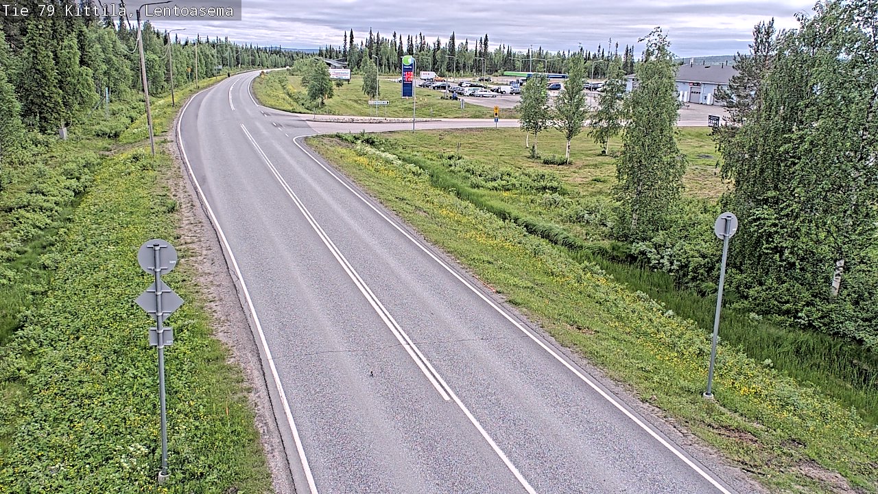 Kelikamerat Kuva Tie 79 Kittilä, Lentoasema, Kittilä, Lappi