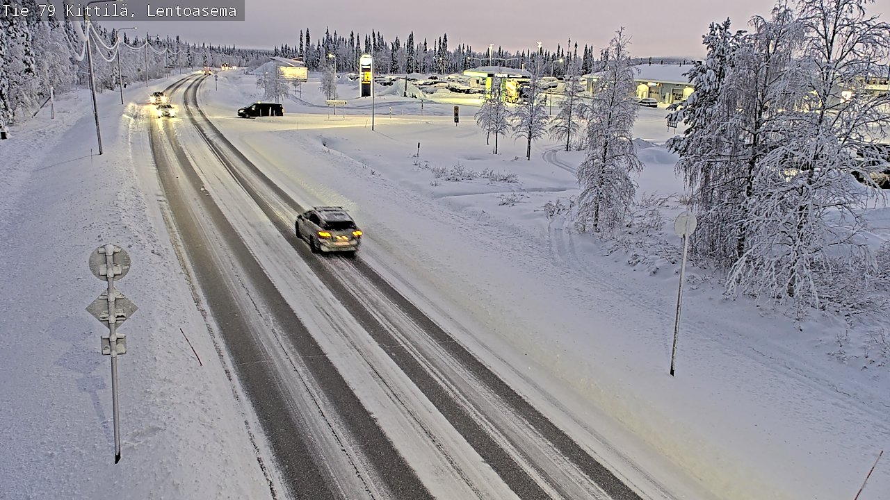 Weather Camera Image Road 79 Kittilä, Lentoasema, Kittilä, Lappi