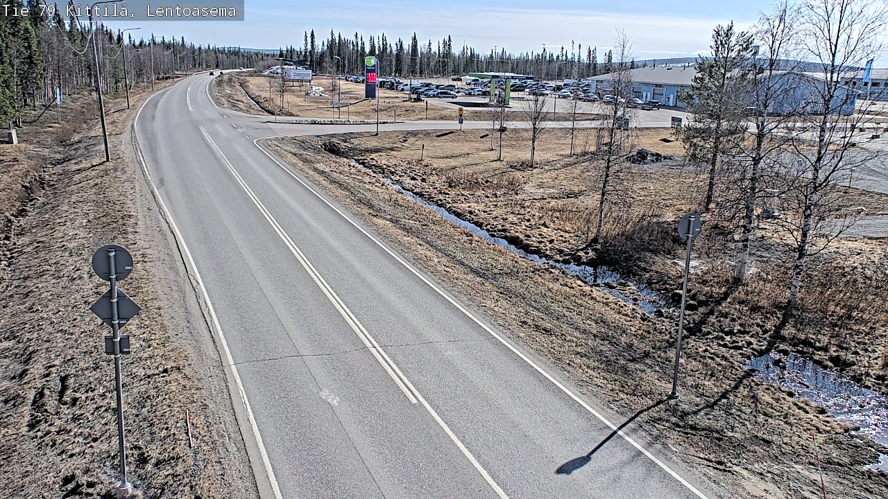 Kelikamerat Kuva Tie 79 Kittilä, Lentoasema, Kittilä, Lappi