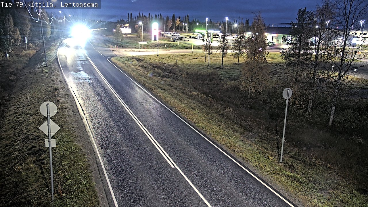 Kelikamerat Kuva Tie 79 Kittilä, Lentoasema, Kittilä, Lappi
