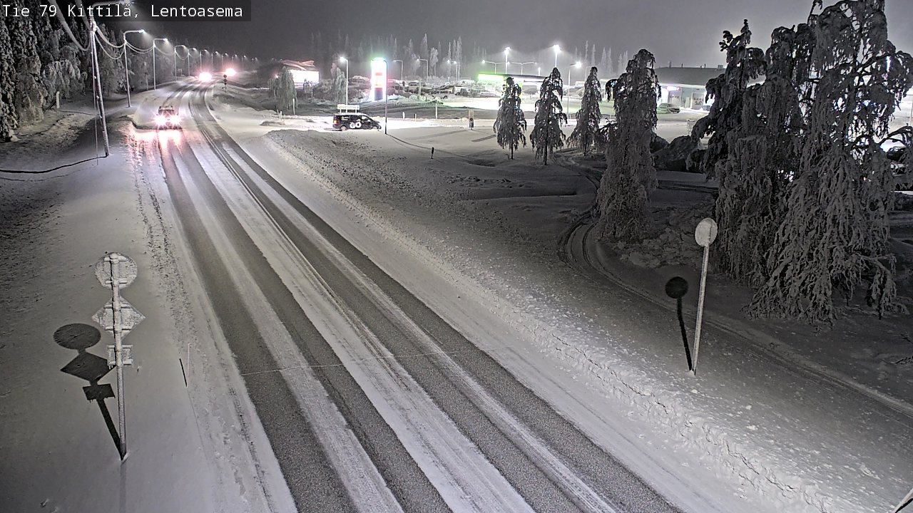 Kelikamerat Kuva Tie 79 Kittilä, Lentoasema, Kittilä, Lappi
