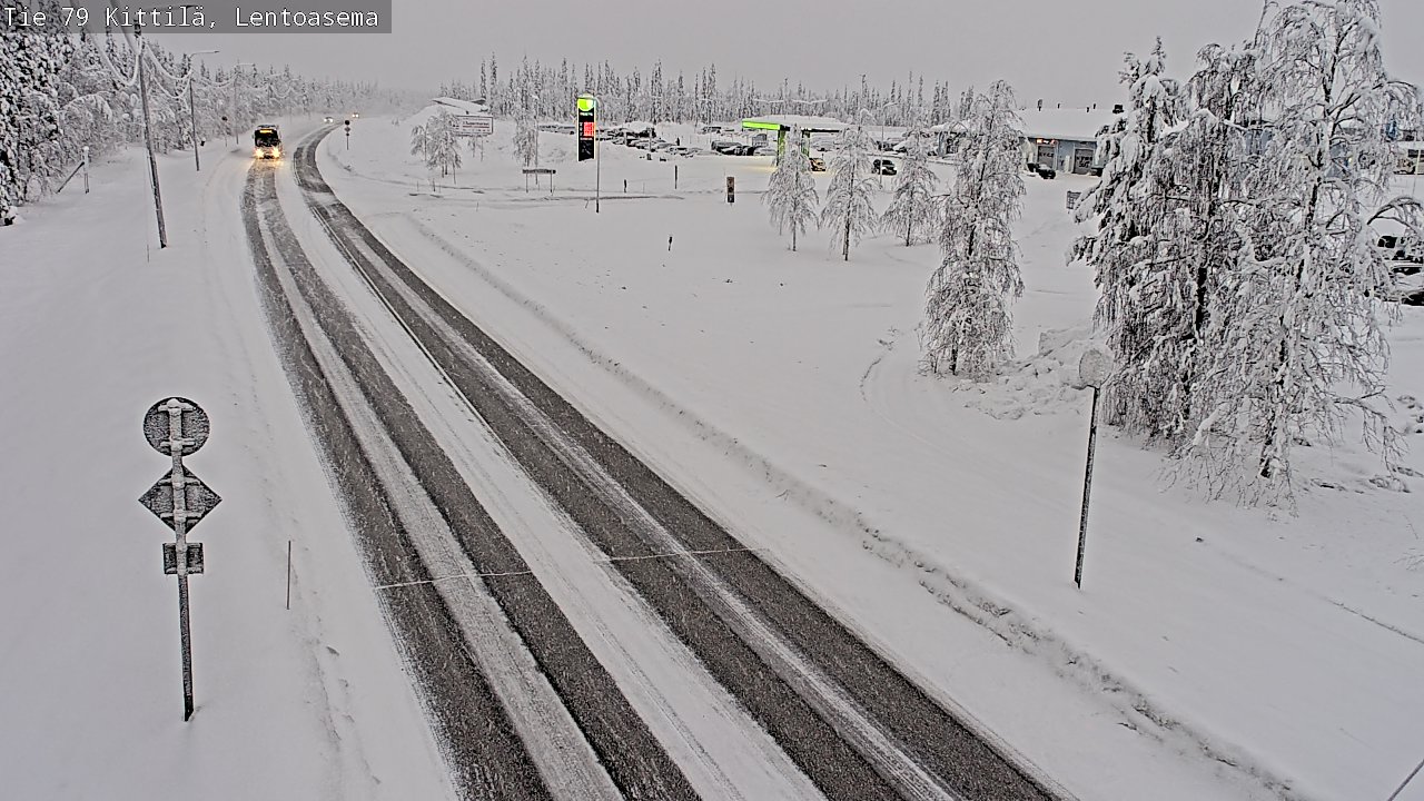 Weather Camera Image Road 79 Kittilä, Lentoasema, Kittilä, Lappi