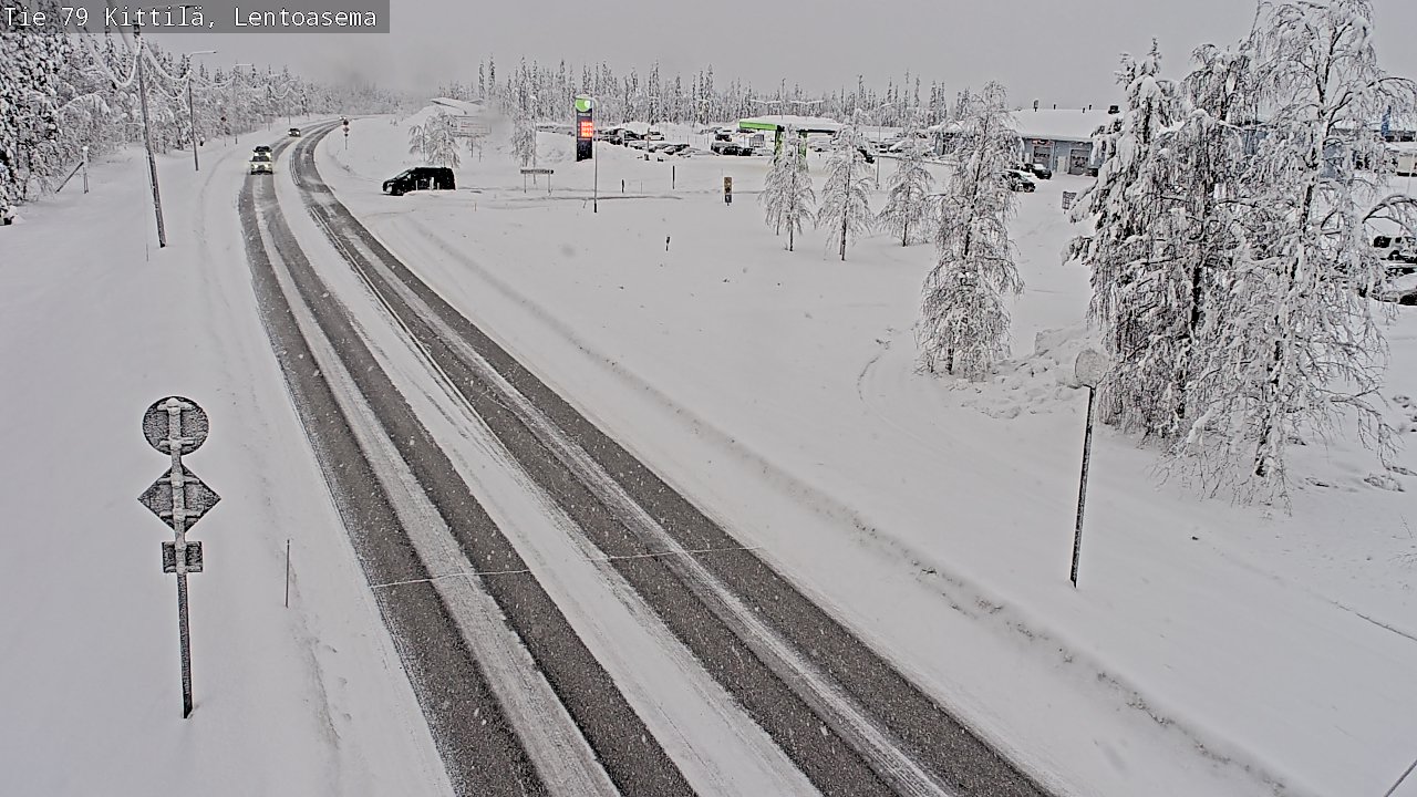 Weather Camera Image Road 79 Kittilä, Lentoasema, Kittilä, Lappi