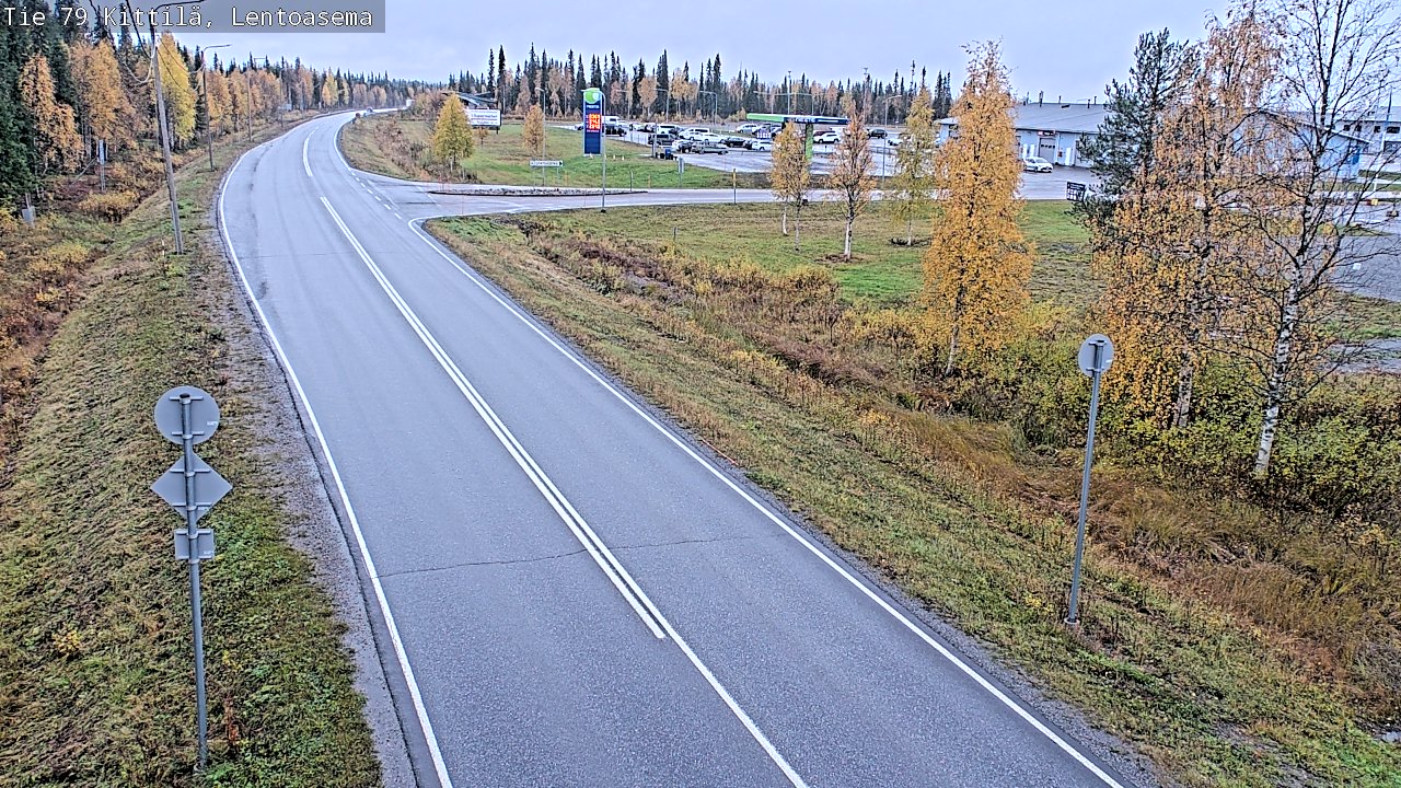 Kelikamerat Kuva Tie 79 Kittilä, Lentoasema, Kittilä, Lappi