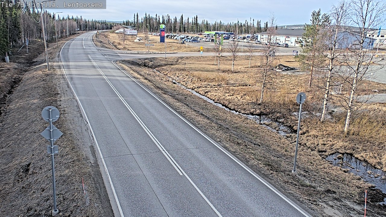 Kelikamerat Kuva Tie 79 Kittilä, Lentoasema, Kittilä, Lappi