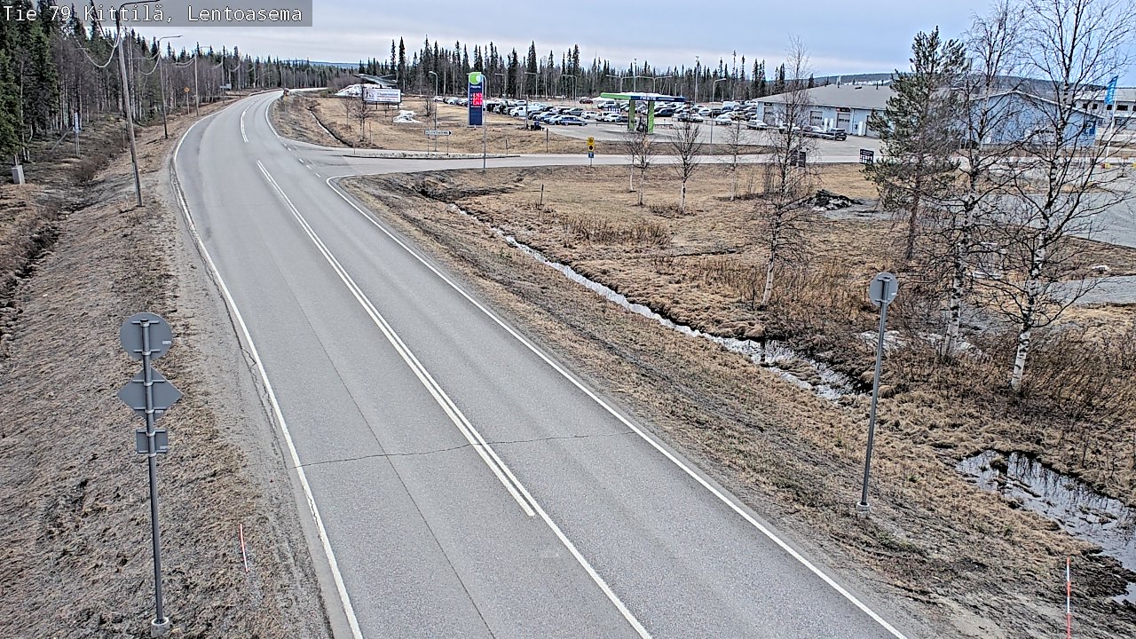 Kelikamerat Kuva Tie 79 Kittilä, Lentoasema, Kittilä, Lappi