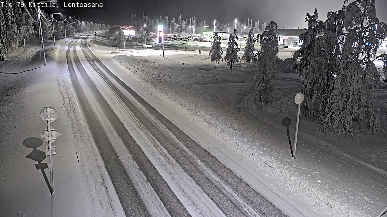 Kelikamerat Kuva Tie 79 Kittilä, Lentoasema, Kittilä, Lappi