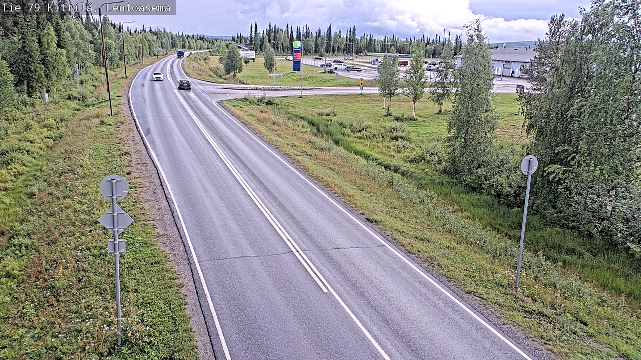 Kelikamerat Kuva Tie 79 Kittilä, Lentoasema, Kittilä, Lappi