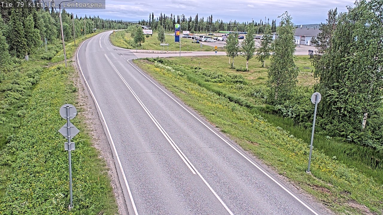 Kelikamerat Kuva Tie 79 Kittilä, Lentoasema, Kittilä, Lappi