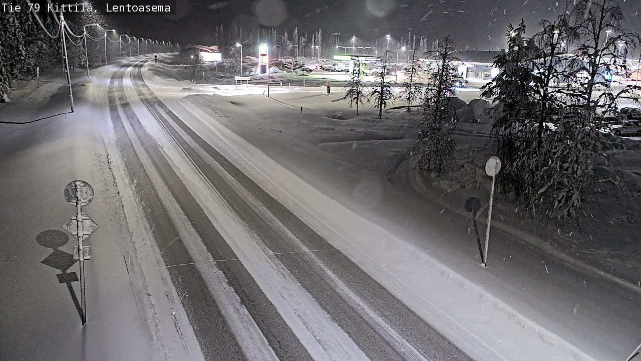 Weather Camera Image Road 79 Kittilä, Lentoasema, Kittilä, Lappi