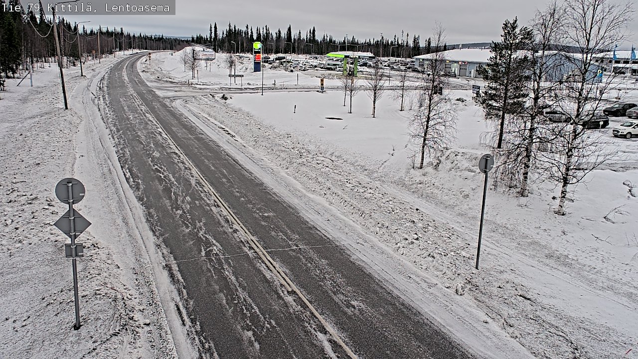 Kelikamerat Kuva Tie 79 Kittilä, Lentoasema, Kittilä, Lappi