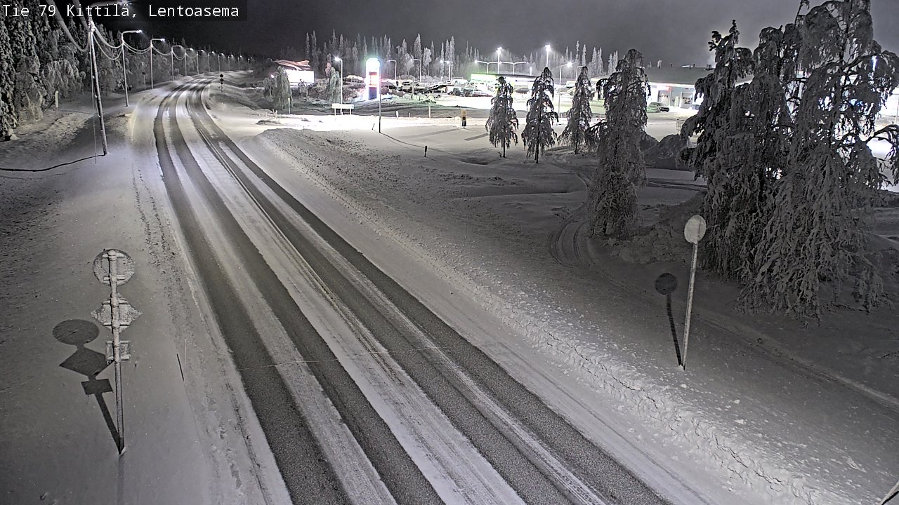 Kelikamerat Kuva Tie 79 Kittilä, Lentoasema, Kittilä, Lappi