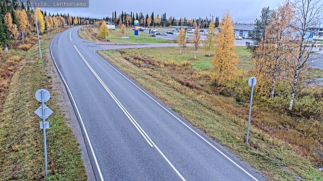 Kelikamerat Kuva Tie 79 Kittilä, Lentoasema, Kittilä, Lappi