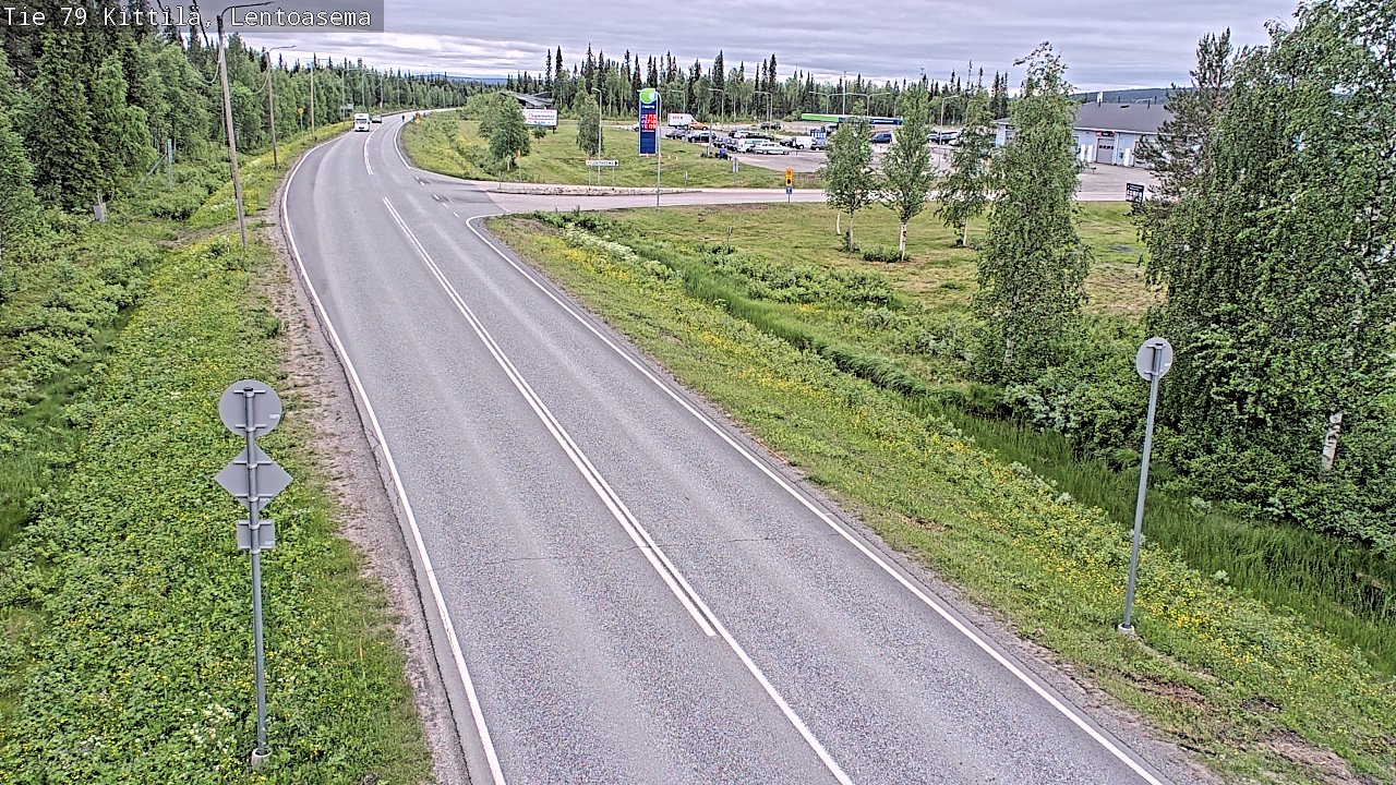 Kelikamerat Kuva Tie 79 Kittilä, Lentoasema, Kittilä, Lappi
