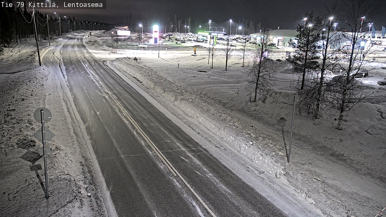 Kelikamerat Kuva Tie 79 Kittilä, Lentoasema, Kittilä, Lappi