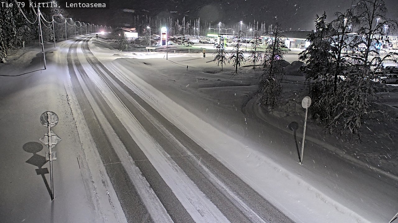 Weather Camera Image Road 79 Kittilä, Lentoasema, Kittilä, Lappi