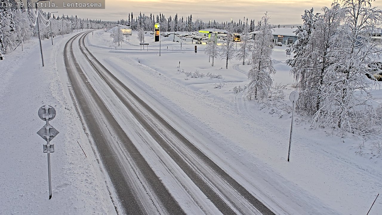 Weather Camera Image Road 79 Kittilä, Lentoasema, Kittilä, Lappi