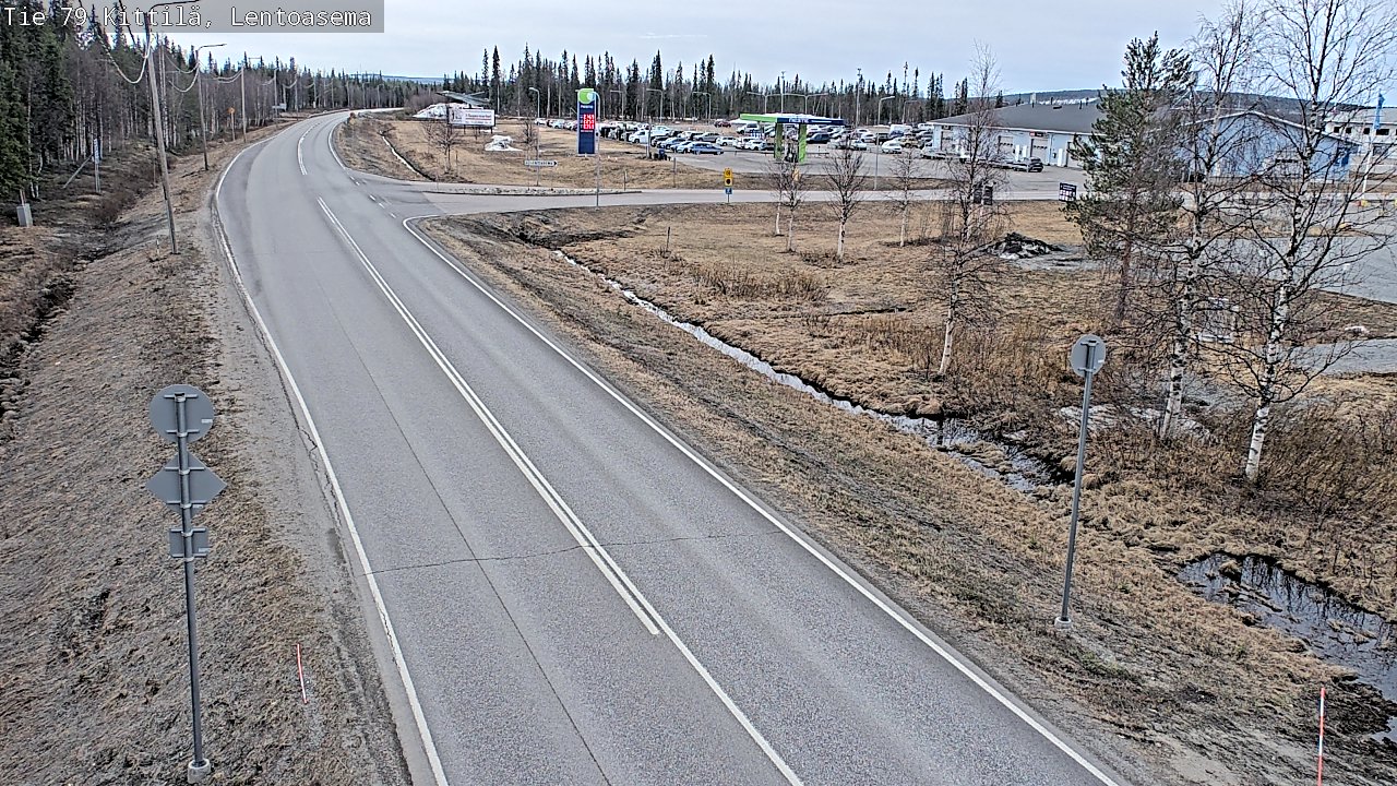 Kelikamerat Kuva Tie 79 Kittilä, Lentoasema, Kittilä, Lappi