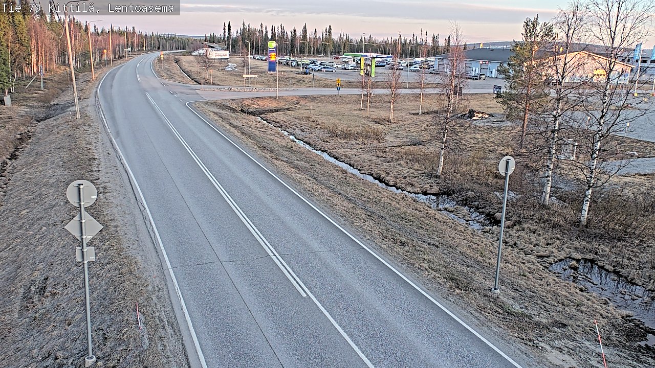 Kelikamerat Kuva Tie 79 Kittilä, Lentoasema, Kittilä, Lappi