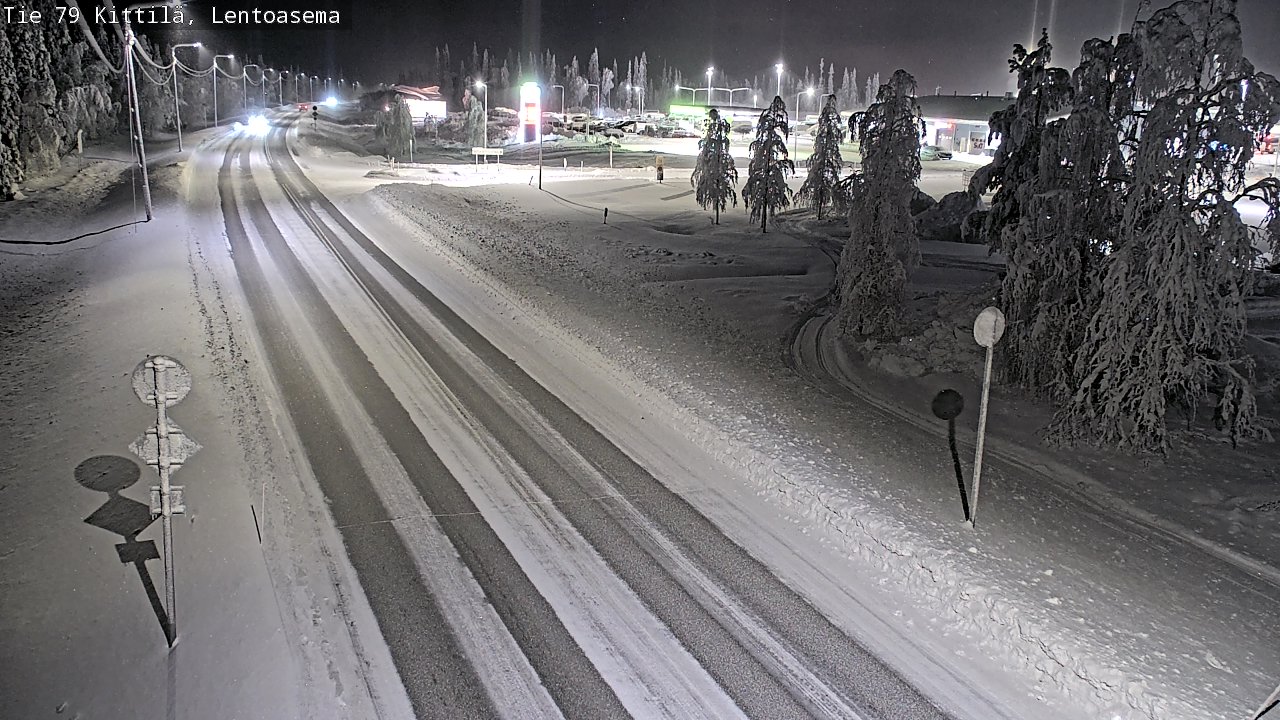 Kelikamerat Kuva Tie 79 Kittilä, Lentoasema, Kittilä, Lappi