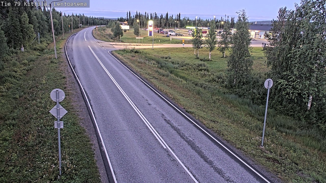 Kelikamerat Kuva Tie 79 Kittilä, Lentoasema, Kittilä, Lappi