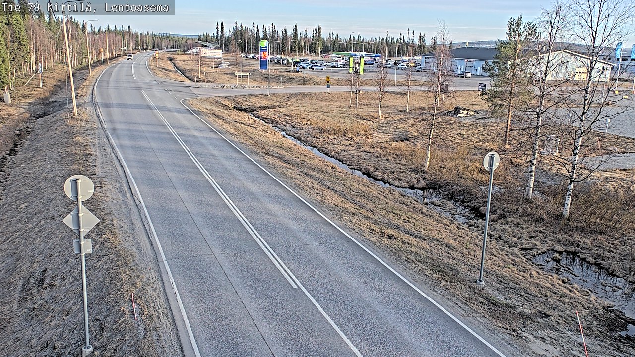 Kelikamerat Kuva Tie 79 Kittilä, Lentoasema, Kittilä, Lappi