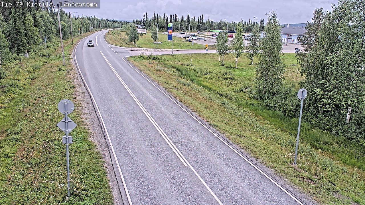 Kelikamerat Kuva Tie 79 Kittilä, Lentoasema, Kittilä, Lappi