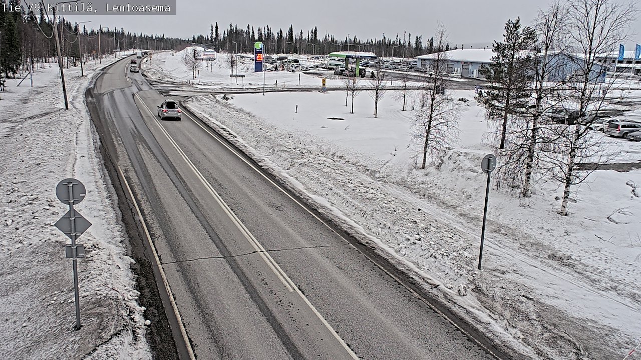 Kelikamerat Kuva Tie 79 Kittilä, Lentoasema, Kittilä, Lappi