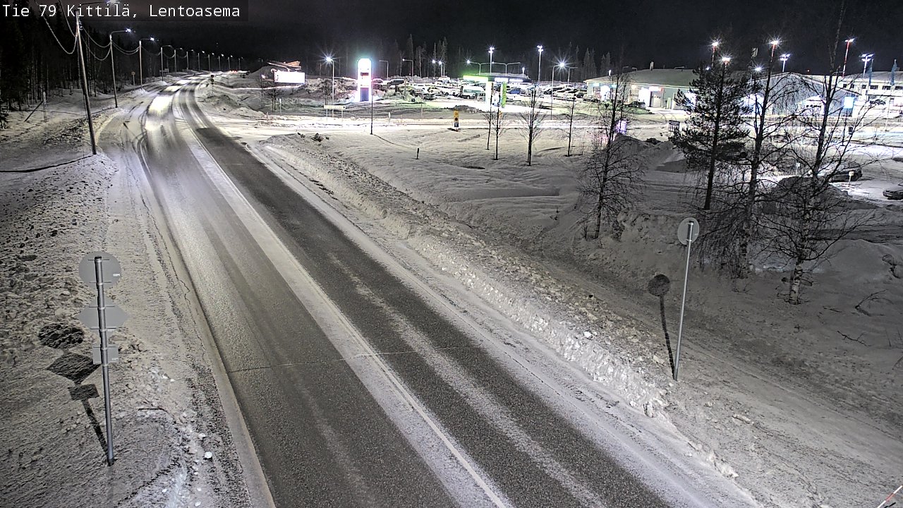 Kelikamerat Kuva Tie 79 Kittilä, Lentoasema, Kittilä, Lappi