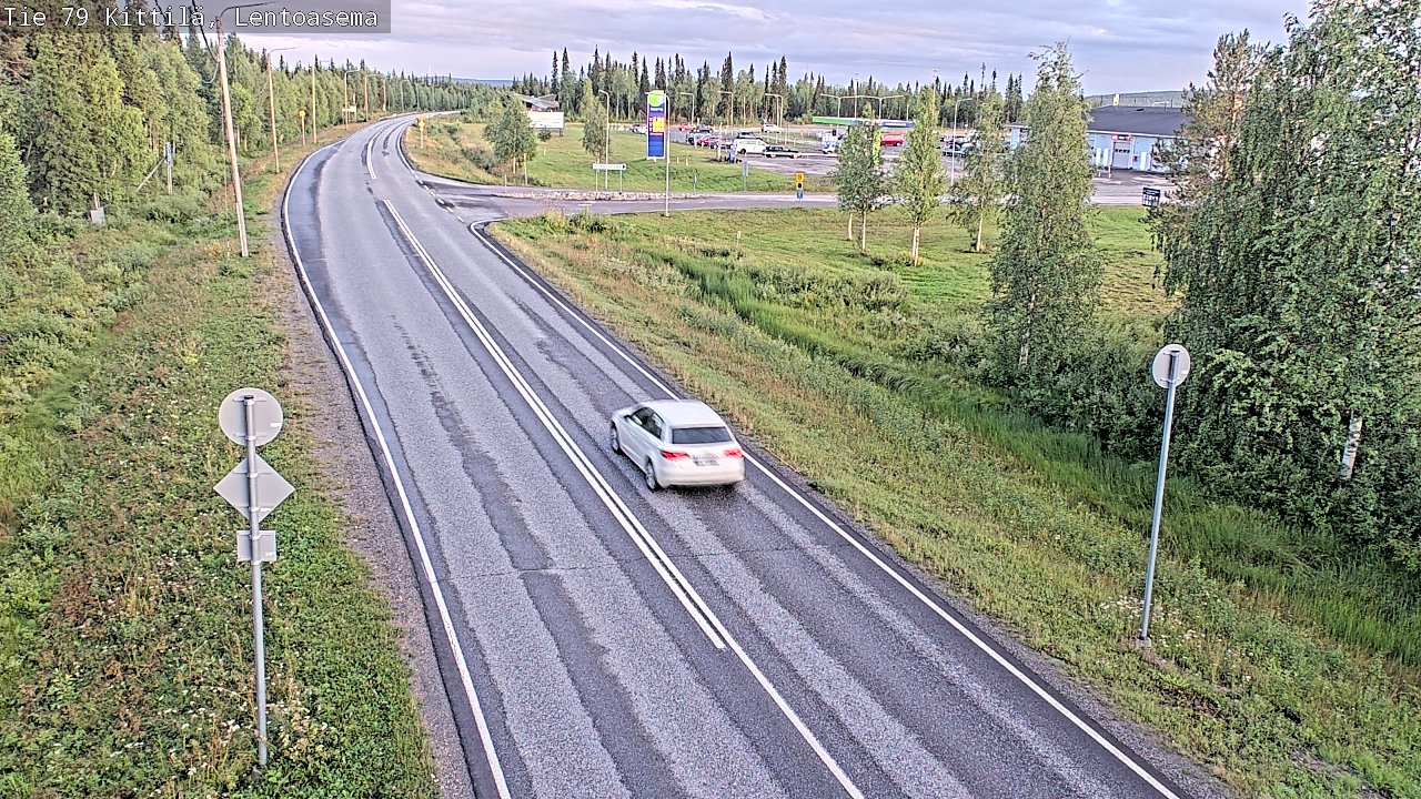 Kelikamerat Kuva Tie 79 Kittilä, Lentoasema, Kittilä, Lappi