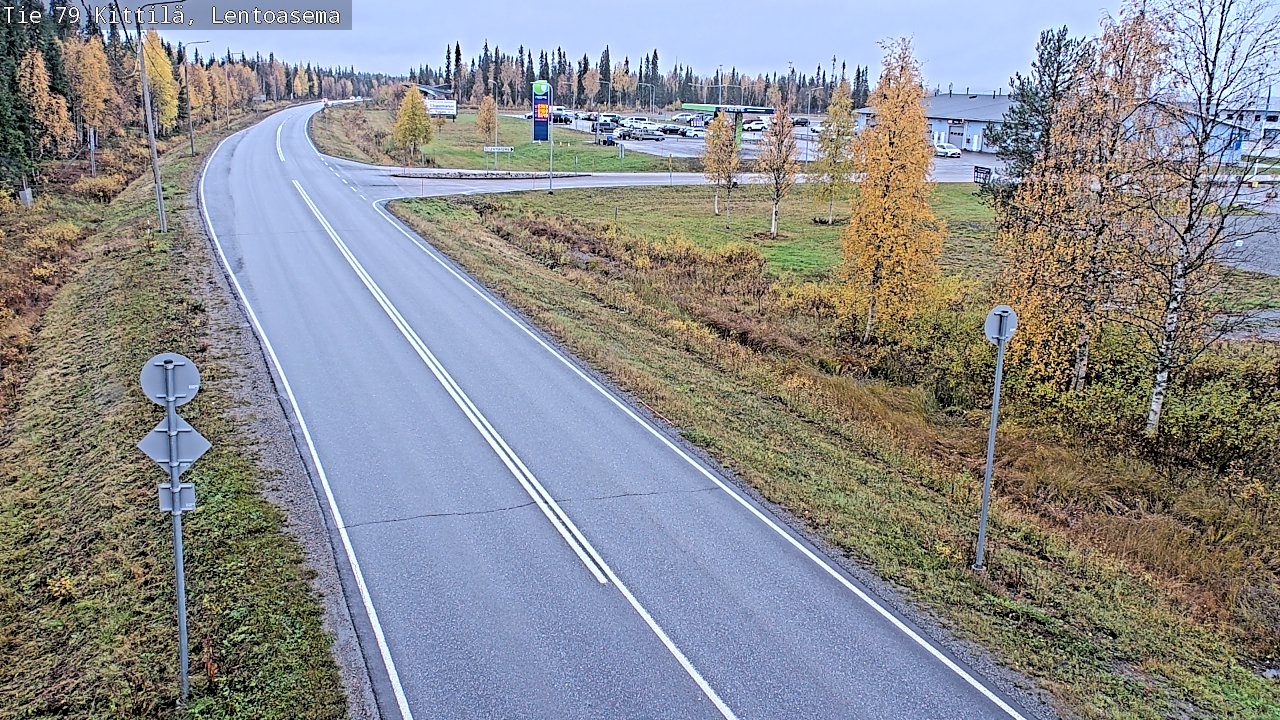 Kelikamerat Kuva Tie 79 Kittilä, Lentoasema, Kittilä, Lappi
