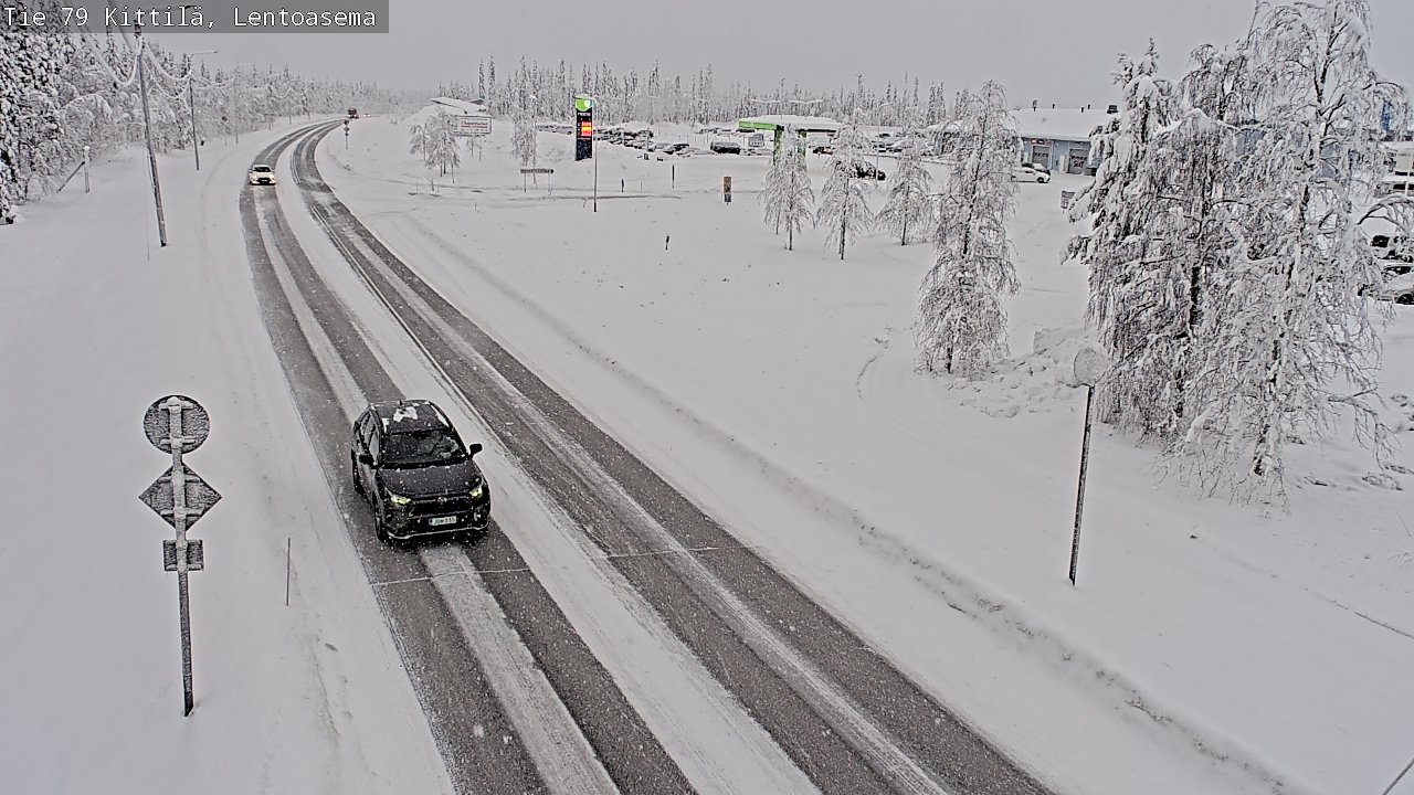 Weather Camera Image Road 79 Kittilä, Lentoasema, Kittilä, Lappi