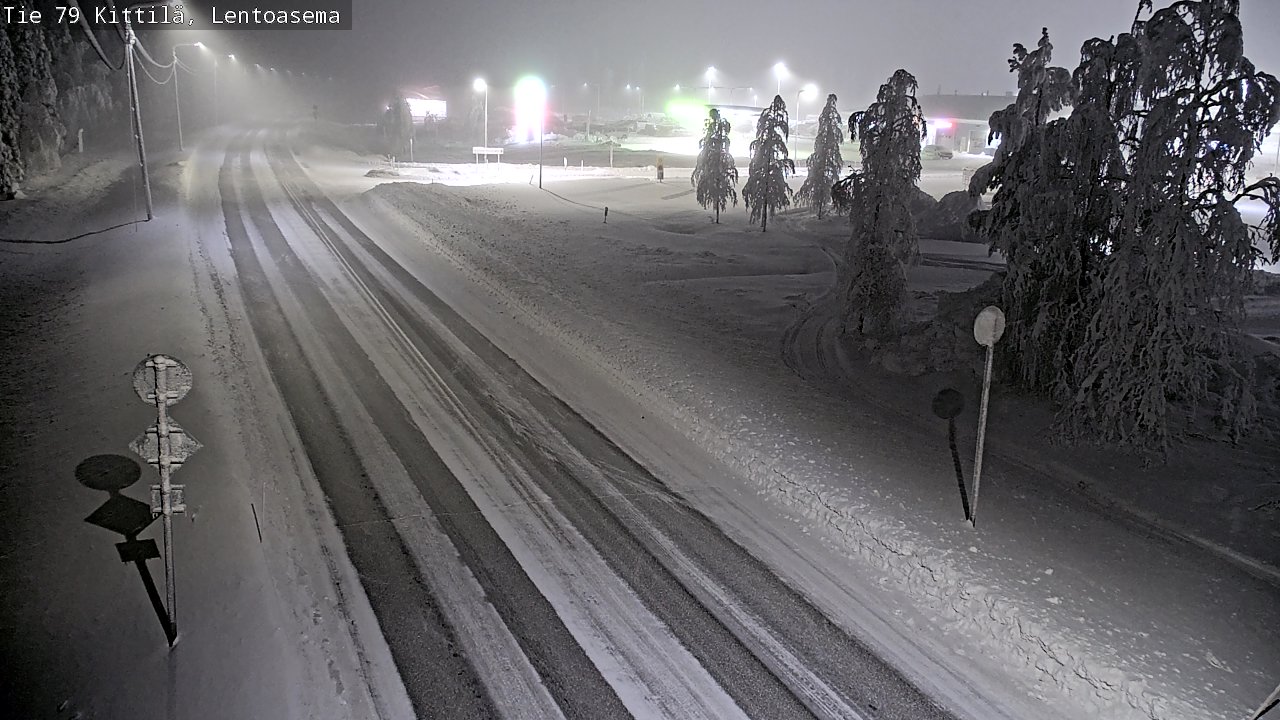 Kelikamerat Kuva Tie 79 Kittilä, Lentoasema, Kittilä, Lappi