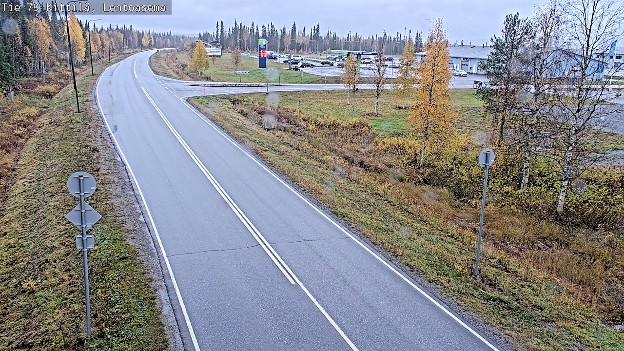Weather Camera Image Road 79 Kittilä, Lentoasema, Kittilä, Lappi