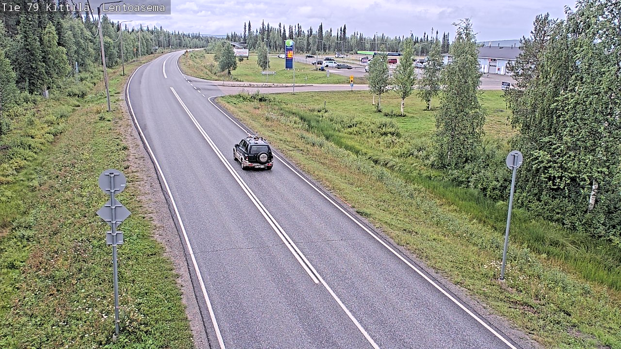 Kelikamerat Kuva Tie 79 Kittilä, Lentoasema, Kittilä, Lappi