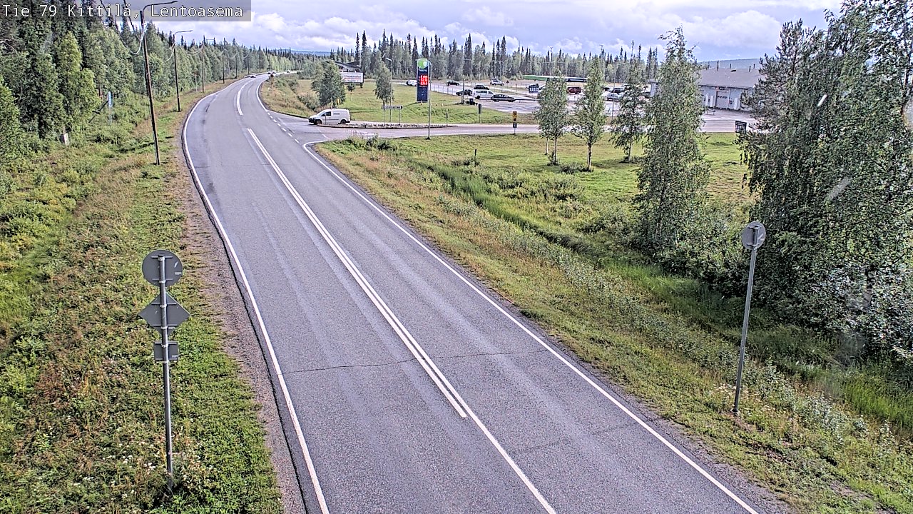Kelikamerat Kuva Tie 79 Kittilä, Lentoasema, Kittilä, Lappi