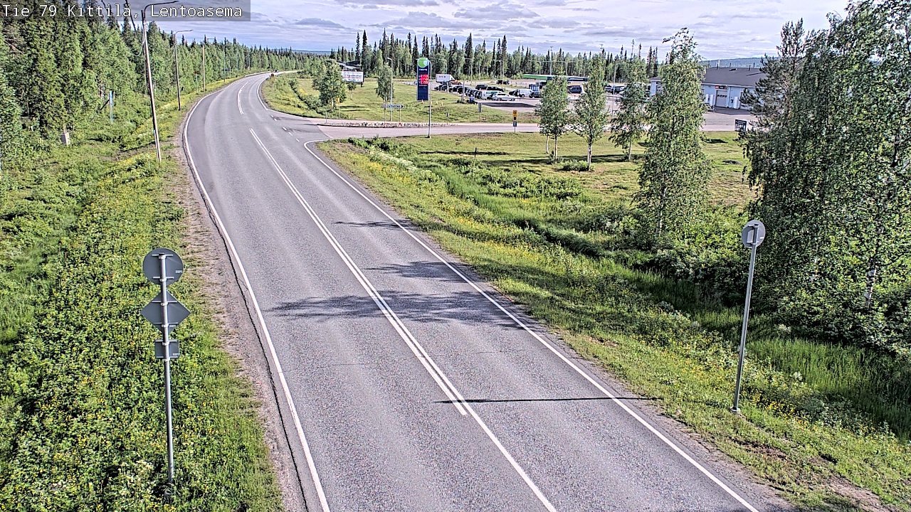 Kelikamerat Kuva Tie 79 Kittilä, Lentoasema, Kittilä, Lappi