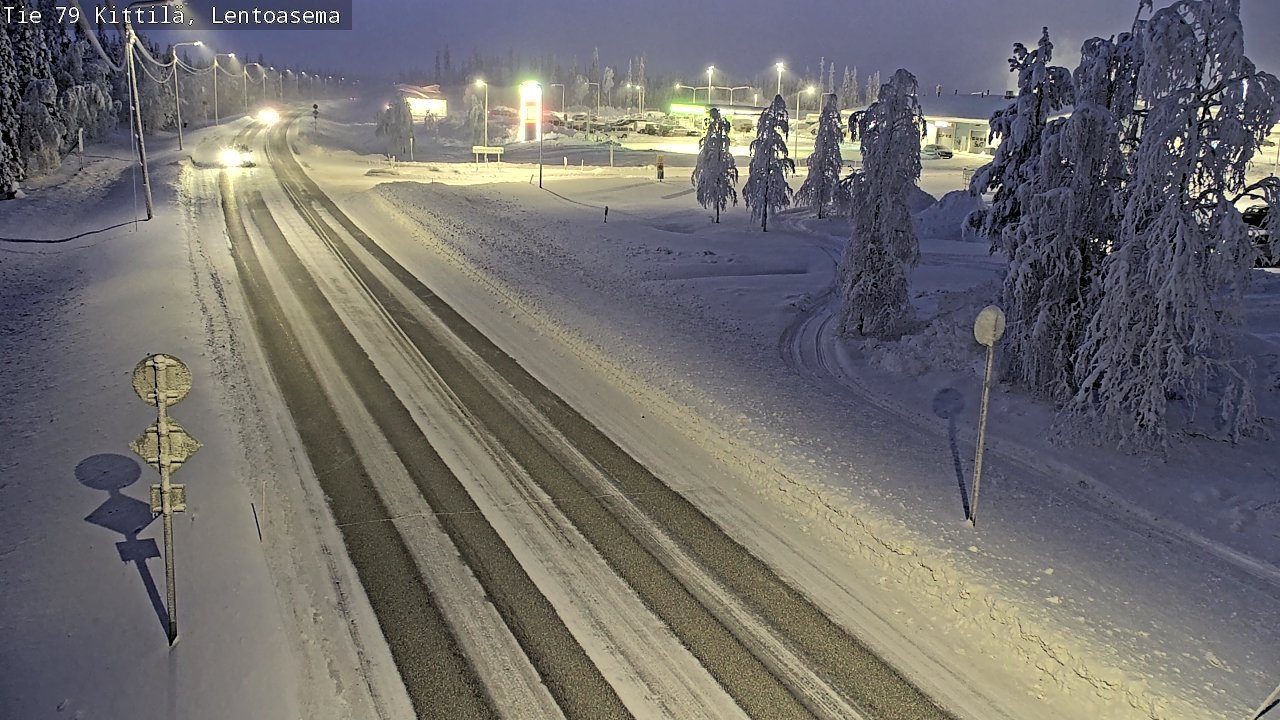 Kelikamerat Kuva Tie 79 Kittilä, Lentoasema, Kittilä, Lappi