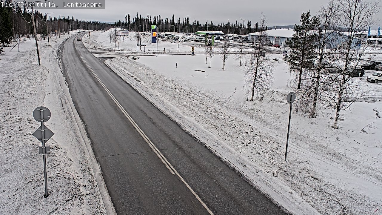 Kelikamerat Kuva Tie 79 Kittilä, Lentoasema, Kittilä, Lappi