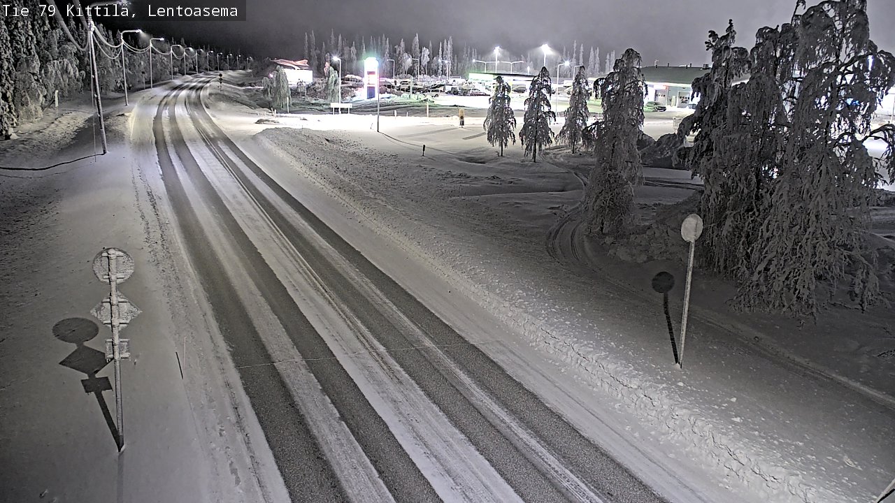 Kelikamerat Kuva Tie 79 Kittilä, Lentoasema, Kittilä, Lappi