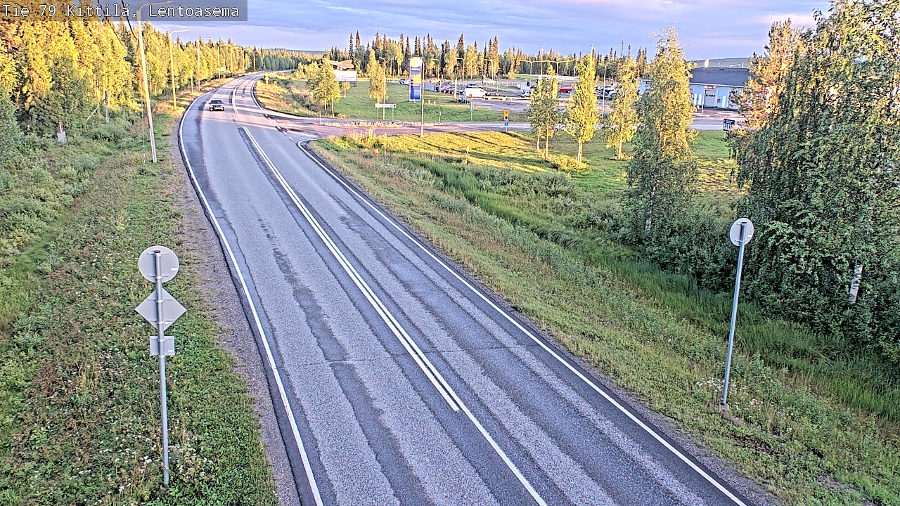 Kelikamerat Kuva Tie 79 Kittilä, Lentoasema, Kittilä, Lappi
