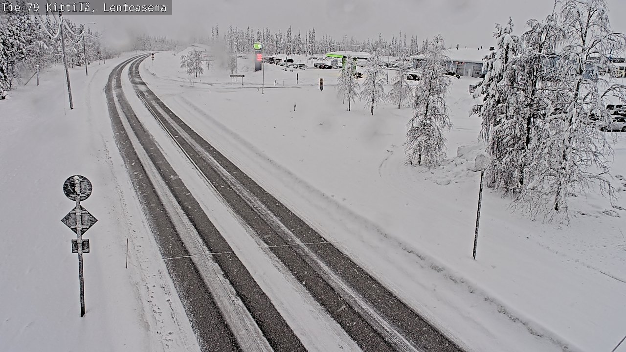 Weather Camera Image Road 79 Kittilä, Lentoasema, Kittilä, Lappi