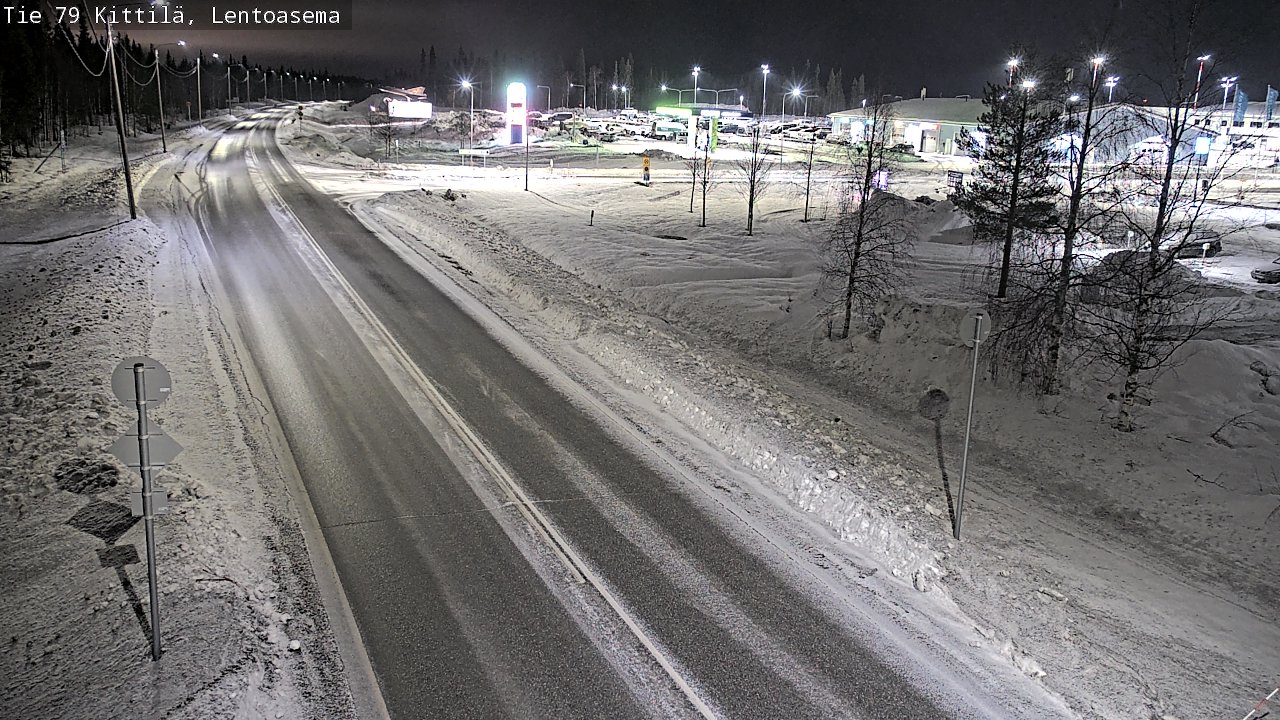 Kelikamerat Kuva Tie 79 Kittilä, Lentoasema, Kittilä, Lappi