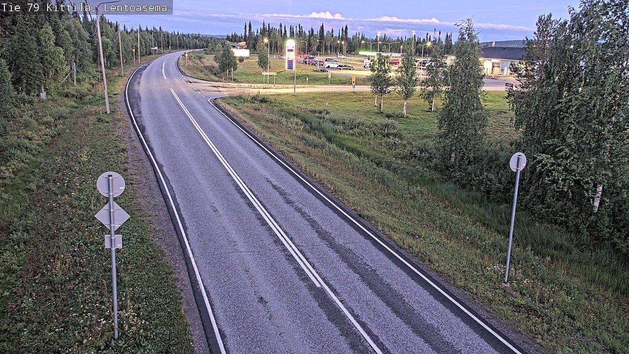 Kelikamerat Kuva Tie 79 Kittilä, Lentoasema, Kittilä, Lappi