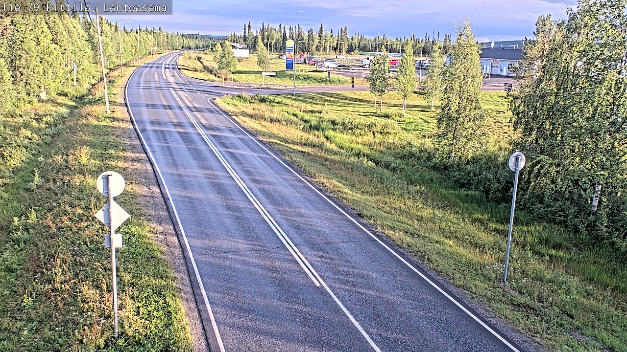 Kelikamerat Kuva Tie 79 Kittilä, Lentoasema, Kittilä, Lappi