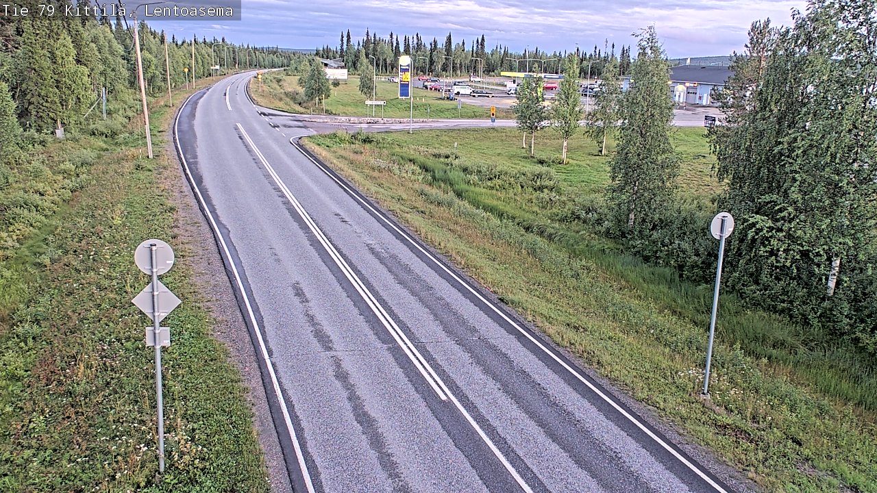 Kelikamerat Kuva Tie 79 Kittilä, Lentoasema, Kittilä, Lappi