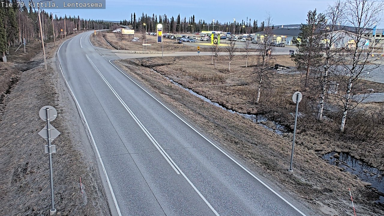 Kelikamerat Kuva Tie 79 Kittilä, Lentoasema, Kittilä, Lappi