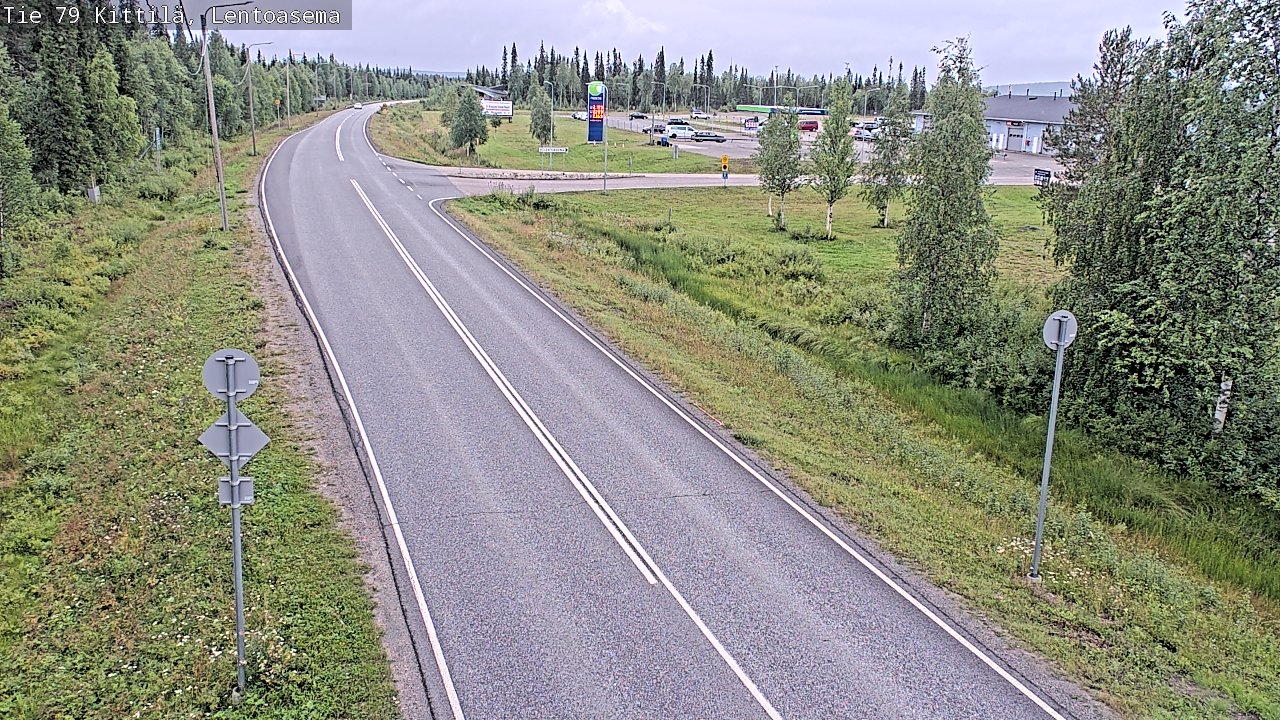 Kelikamerat Kuva Tie 79 Kittilä, Lentoasema, Kittilä, Lappi