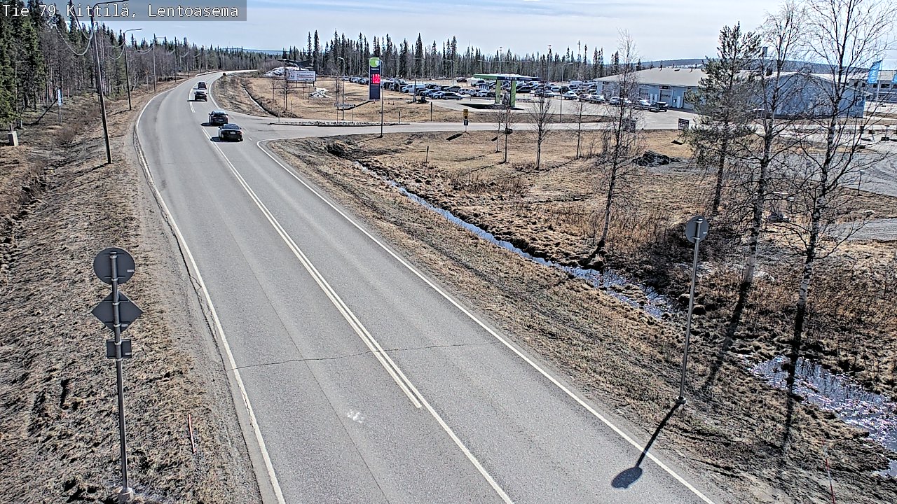 Kelikamerat Kuva Tie 79 Kittilä, Lentoasema, Kittilä, Lappi